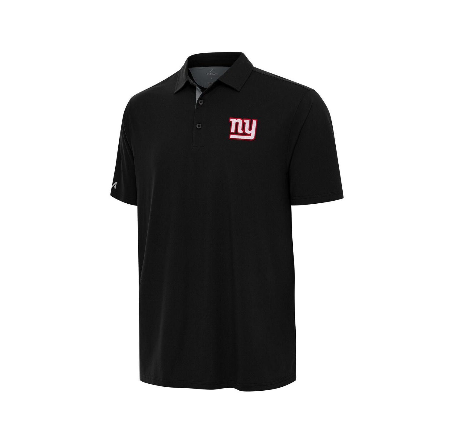 Men's Black/Gray New York Giants Era Polo Shirt