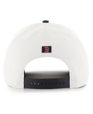 Men's White Boston Red Sox Patriotic Overhand Hitch Adjustable Hat