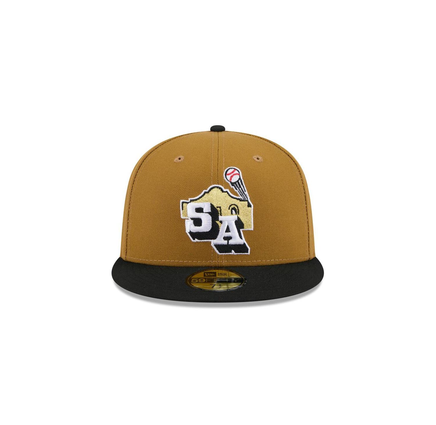Men's Gold San Antonio Missions Theme Nights 59FIFTY Fitted Hat