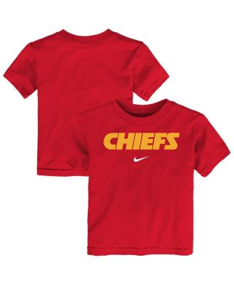 Nike - Toddler Red Kansas City Chiefs Wordmark T-Shirt