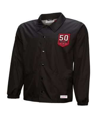 Men's Black Tampa Bay Buccaneers 50th Anniversary Full-Snap Coaches Jacket