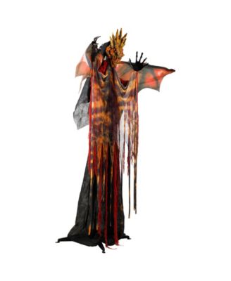 70" Lighted and Animated Standing Dragon Man with Sound Halloween Figure