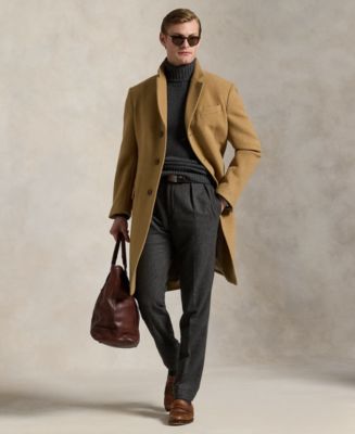 Polo Ralph Lauren Men's Tailored Melton Topcoat Macy's