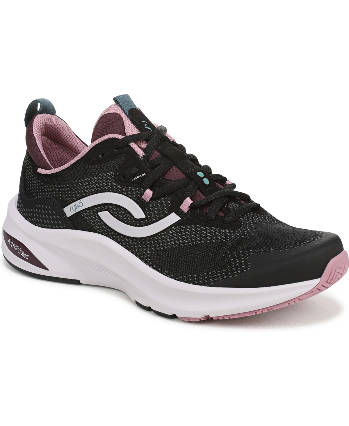 Ryka Women's Never Quit 2 Lace Up Training Sneakers In Black