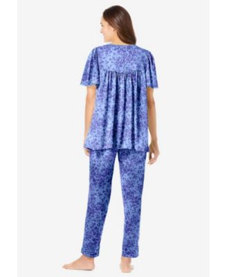 Plus Size Only Necessities Silky 2-Piece PJ Set