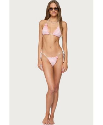 Women's Azalea Crochet String Bikini Bottom
