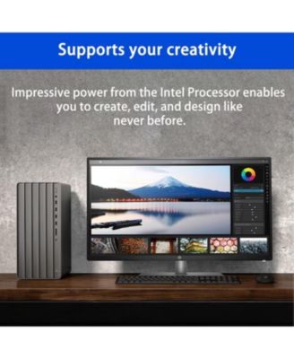 Envy Premium Tower Desktop Intel Core i7 14700 8GB RAM NVIDIA GeForce RTX 3050 512GB SSD Storage Windows 11 Home - Black