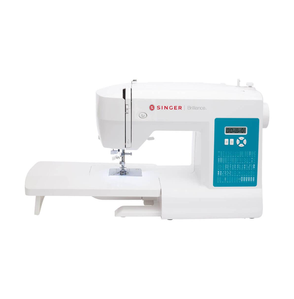 6180 Brilliance Plus Sewing Machine with Extension Table - White