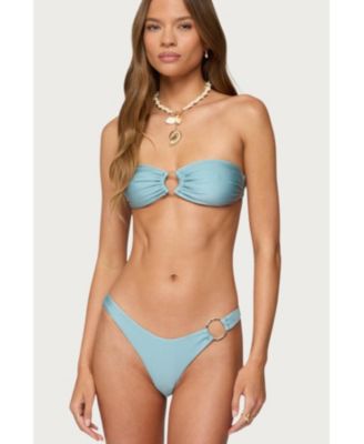 Women's Mesa Metal Ring Bandeau Bikini Top