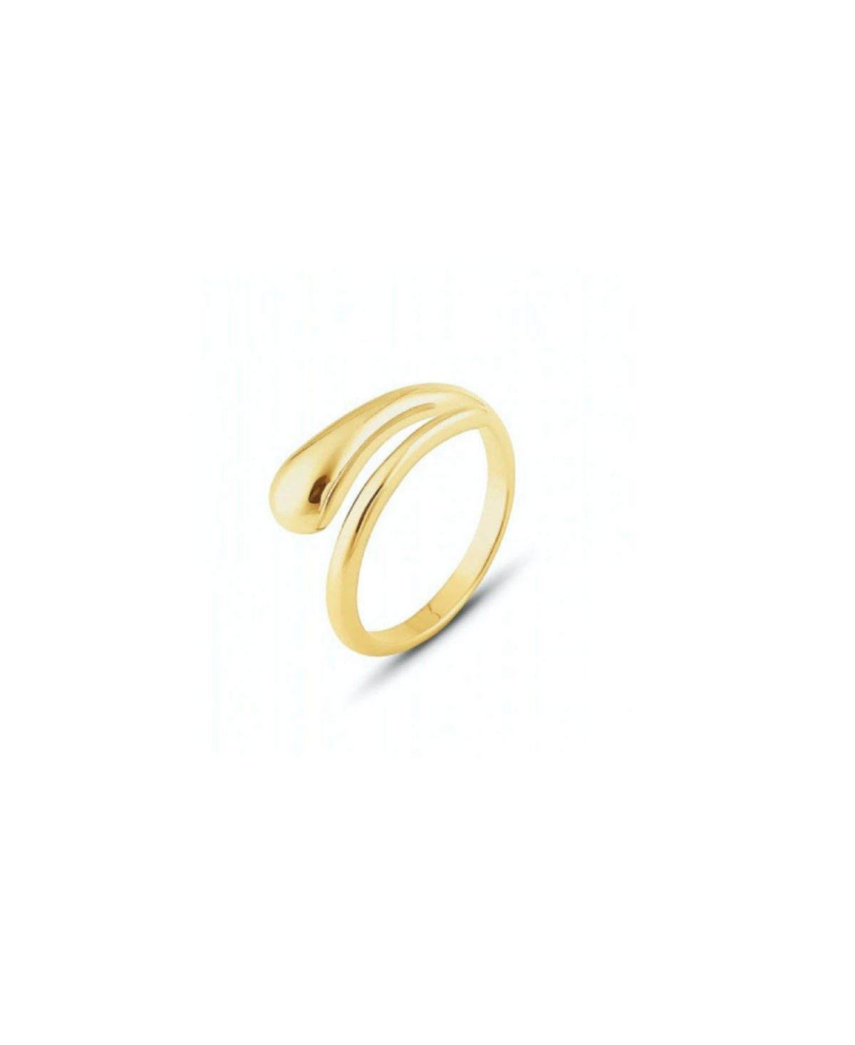 Signature Sterling Silver Stacking Snake Ring - Rose gold