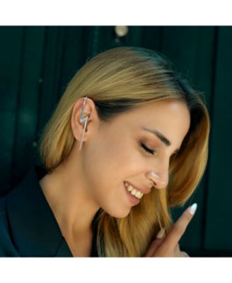 True Lightning Gemstones Sterling Silver Bolt Ear Crawler