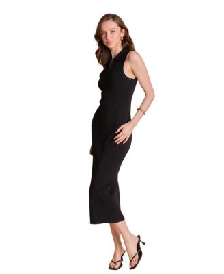 Women's Collared Sleeveless Maxi Dress