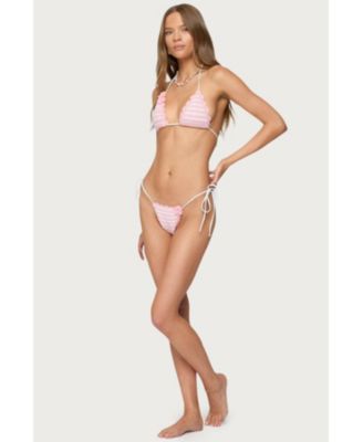 Women's Azalea Crochet Triangle Bikini Top