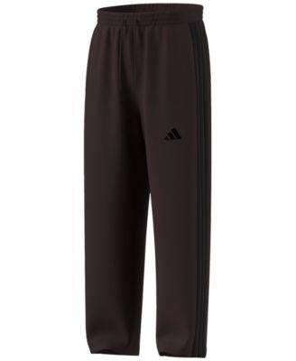 Men's Wide-Leg 3-Stripes Fleece Pants