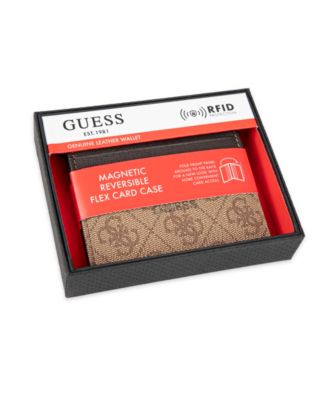 Men's RFID Quatro G Reversible Magnetic Card Case Wallet