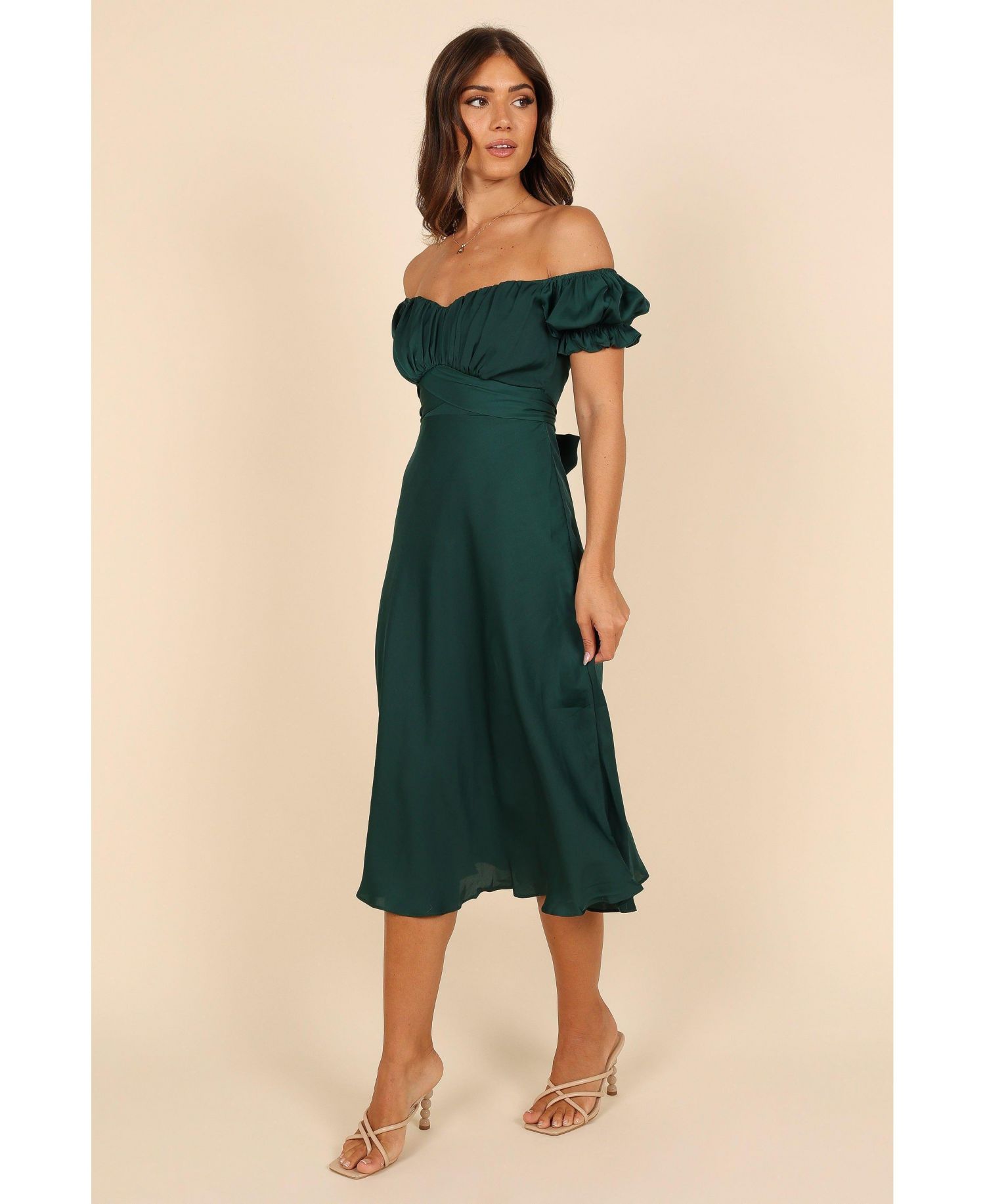 Women's Mickenna Sweetheart Frill Midi Dress