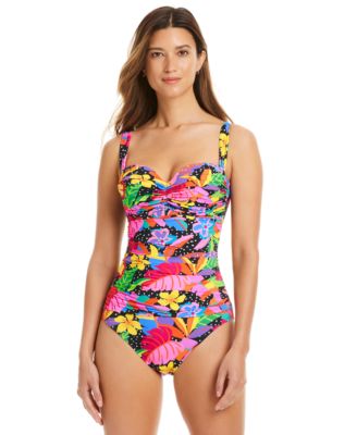 Bleu by Rod Beattie - Women's Extra Bold One-Piece Swimsuit