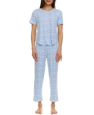 Flora by Flora Nikrooz - Women's 2-Pc. Jody Floral Pajamas Set