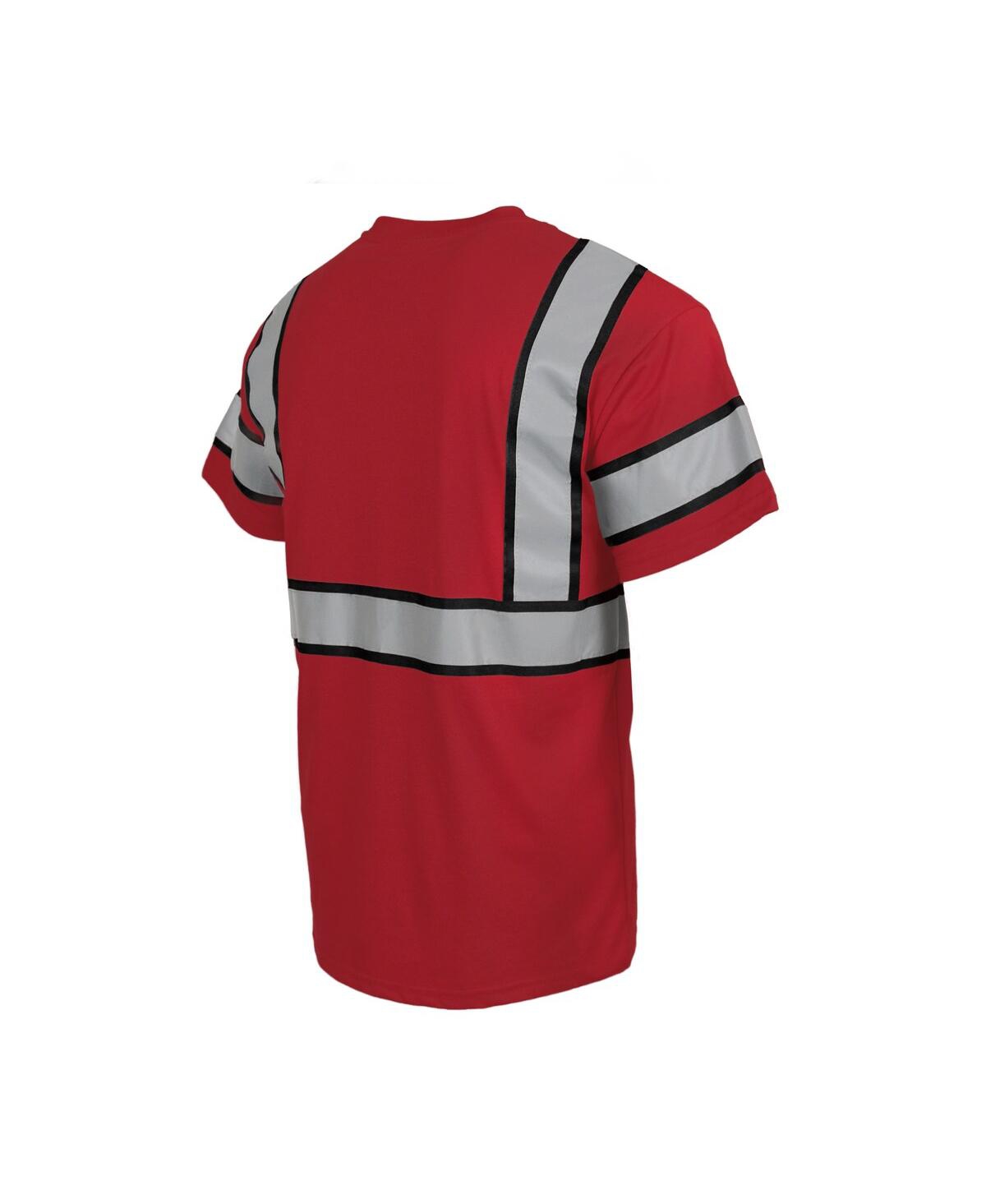 Buffalo Outdoors Men's Red Tampa Bay Buccaneers Safety Heavyweight T-shirt In Red