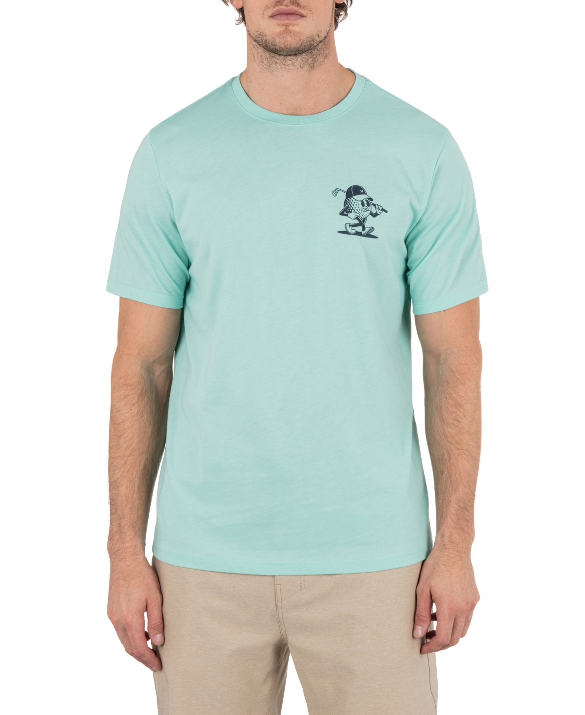 Hurley Men's Born To Bogey Short Sleeve T-shirt In Blue