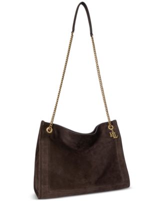Suede Large Bradley Shopper Tote Bag