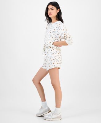 Juniors' Snoopy Halloween Long-Sleeve Lounge Shirt