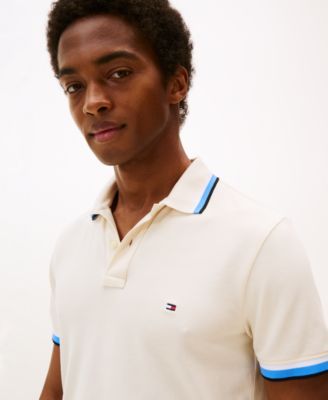 Men's Slim-Fit Tipped Polo Shirt