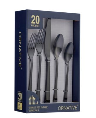 Hab 20-Pc. Flatware Set, Service for 4