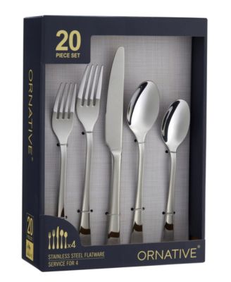 Hab 20-Pc. Flatware Set, Service for 4