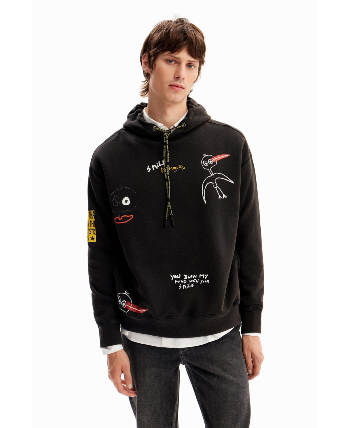 Men's Bird hoodie - Black