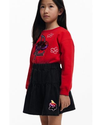 Girls Girls's Cherry panel miniskirt