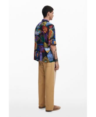 Men's Short-sleeve shirt with fruits