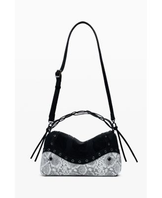 Women's Medium studded snake bag