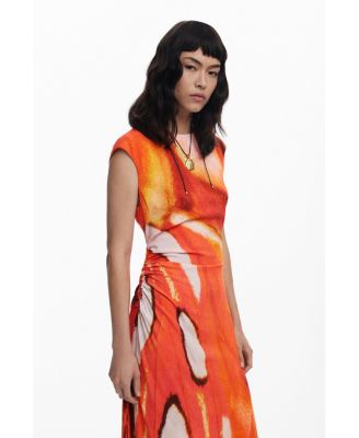 Women's Draped long dress