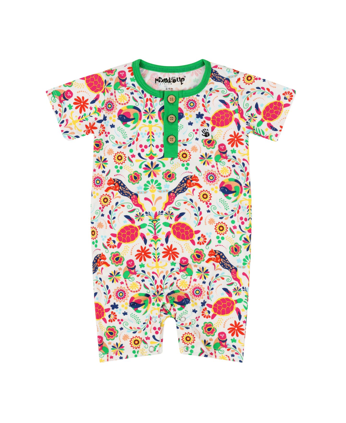 Комбинезон Mixed Up Clothing Suave Romper для мальчиков-малышей, цвет: Анималистичный — фото 1