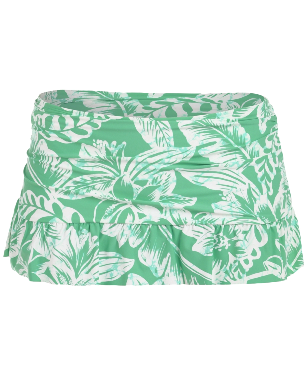 La Blanca Women's Batiki Ruffled Swim Skirt
