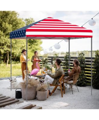 Patio 6.6x6.6ft Outdoor Pop-up Canopy Tent UPF 50+ Portable Sun Shelter