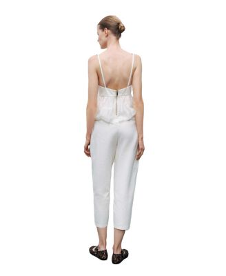 Women's V-Neck Beaded Accessory Blouse