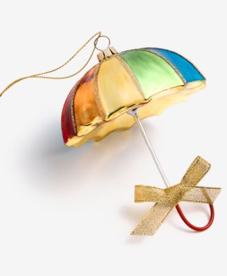 Love Is Love Rainbow Umbrella with Bow Ornament, Macy's Exclusive
