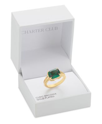 Charter Club - Pav&eacute; & Color Crystal Ring