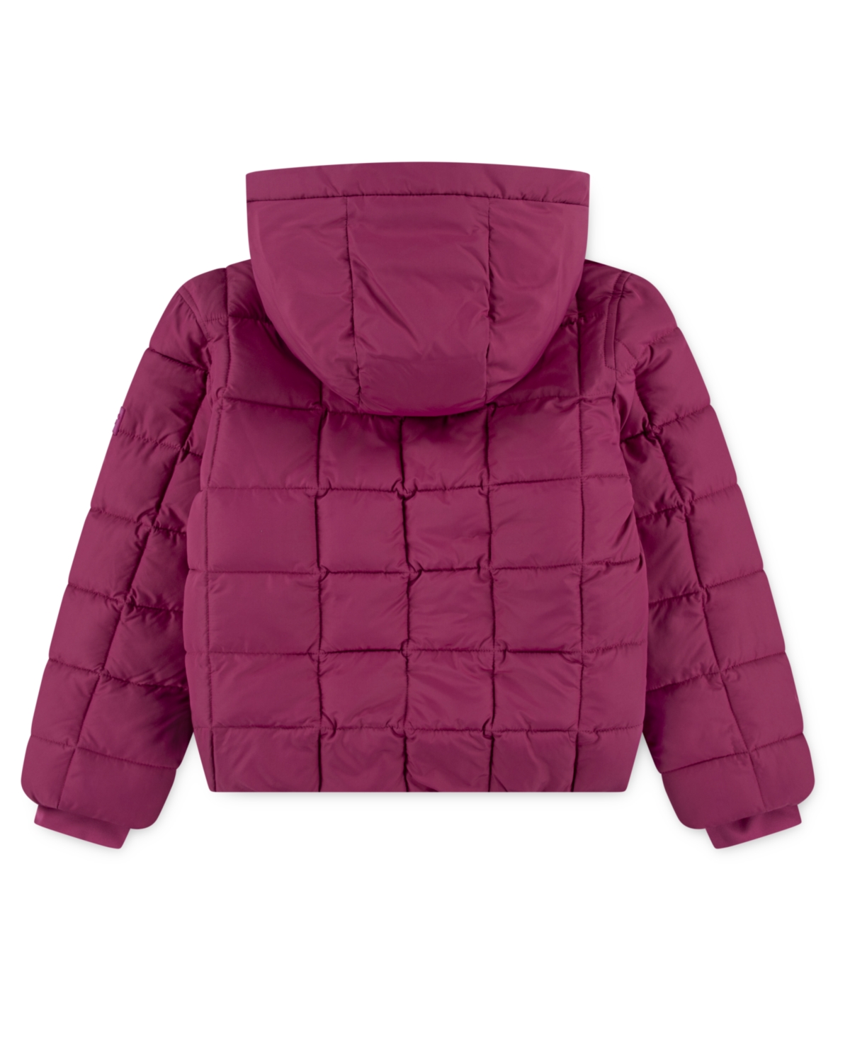Abercrombie Girls Midweight Puffer Jacket In Pink