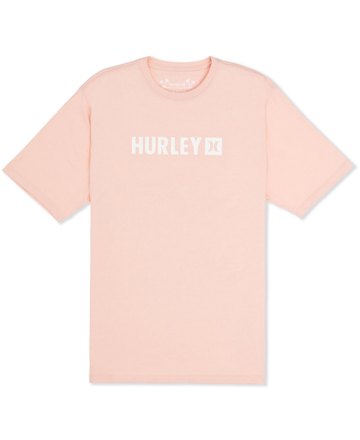 Hurley Men's The Box Short Sleeve T-shirt In Pink