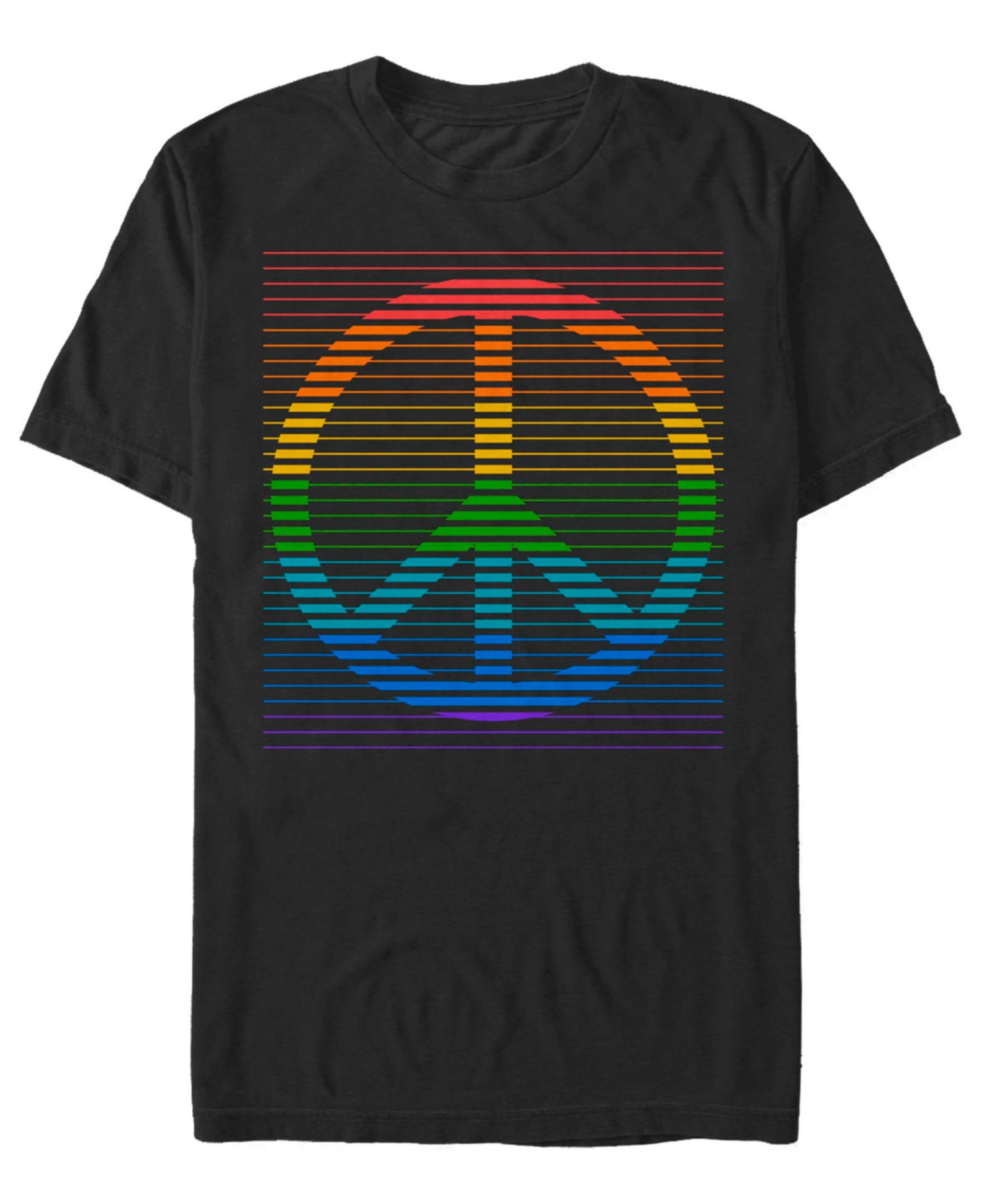 Men's Peace Rainbow Short Sleeve T-Shirt