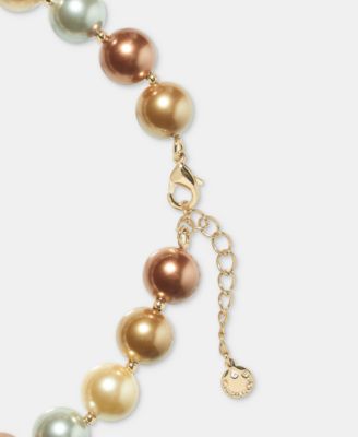 Imitation Pearl All-Around Collar Necklace, 17" + 2" extender, Macy's Exclusive
