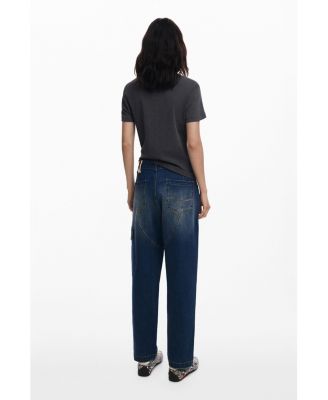 Women's Logo T-shirt with rips