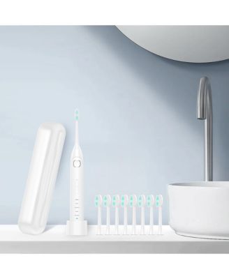 Operan Sonic Electric Toothbrush for Adults with 5 Modes, IPX7 Waterproof, 8 Brush Heads, Travel Case