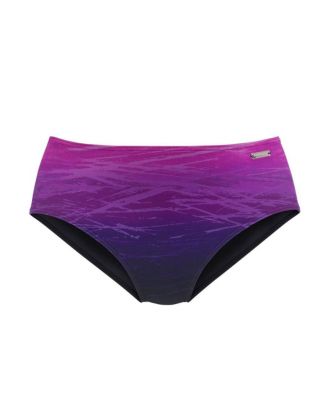 Women's Printed Mid Rise Bikini Swimsuit Bottom