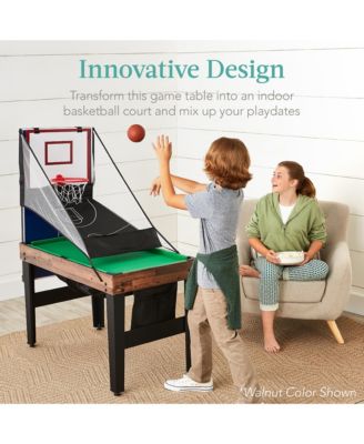 13-in-1 Combo Game Table Set w/ Ping Pong, Foosball, Basketball, Air Hockey, Archery