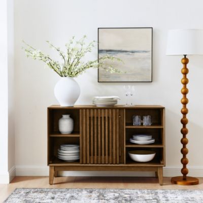 CASAINC 47.3" 1-Pc. Cabinet with 2 Doors and Solid Wood Feet