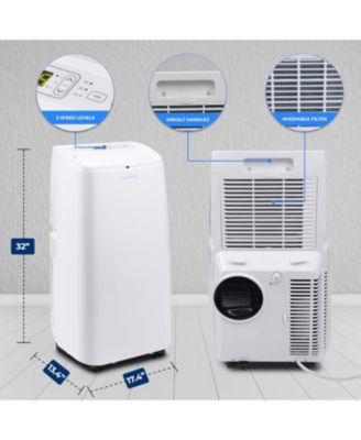 Portable Air Conditioner - Compact Home AC Cooling Unit with Built-in Dehumidifier & Fan Modes, Includes Window Mount Kit (12,000 BTU)